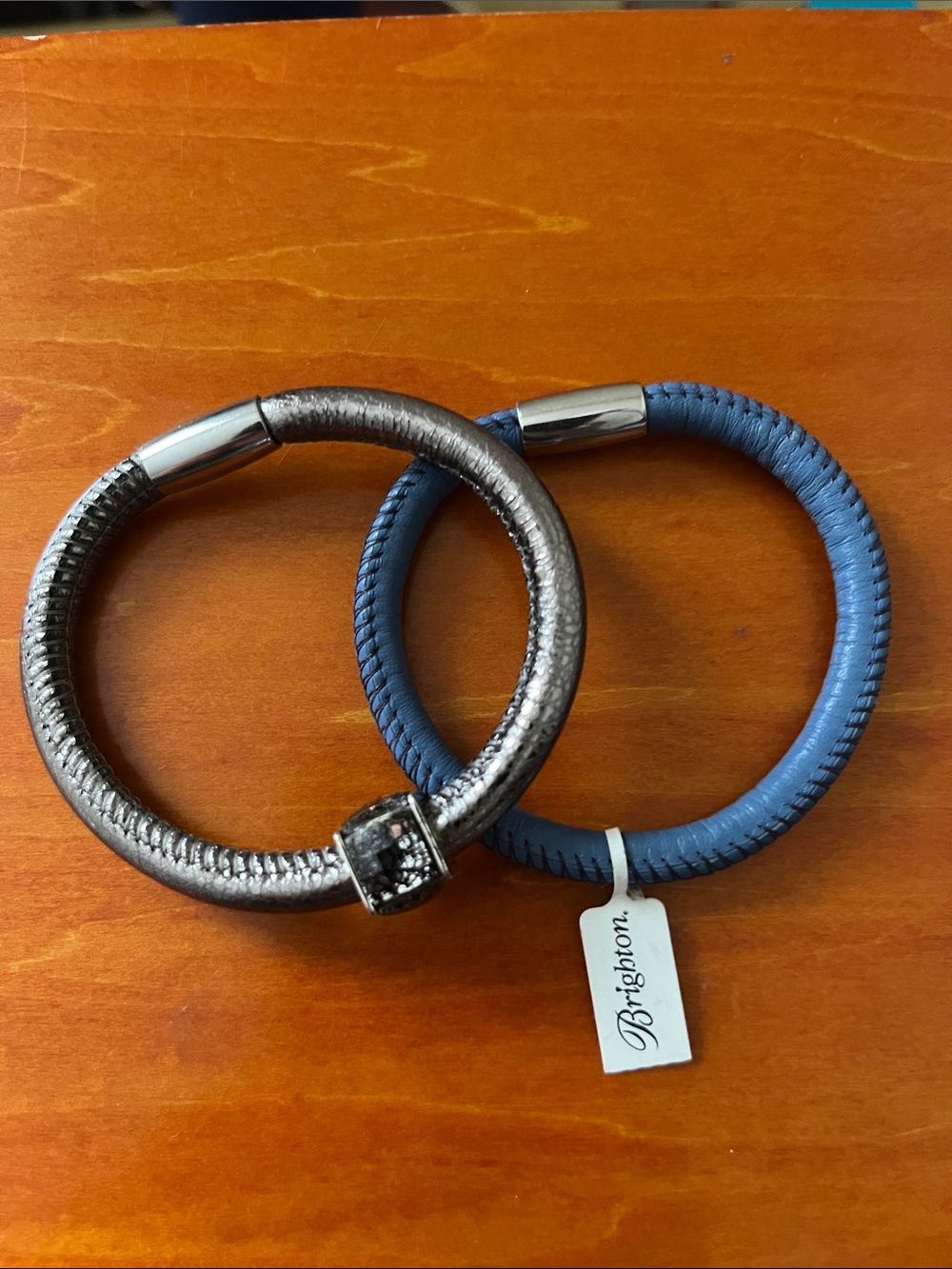 Two fine leather bracelets from the popular Brighton Woodstock collection. - Picture 2 of 8